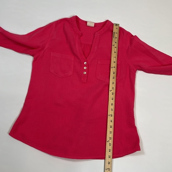 Mote Anthropologie Top Size M 100% Cotton Gauzy Fabric - Picture 8 of 11